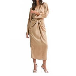 NEW MABLE ruby dress in beige